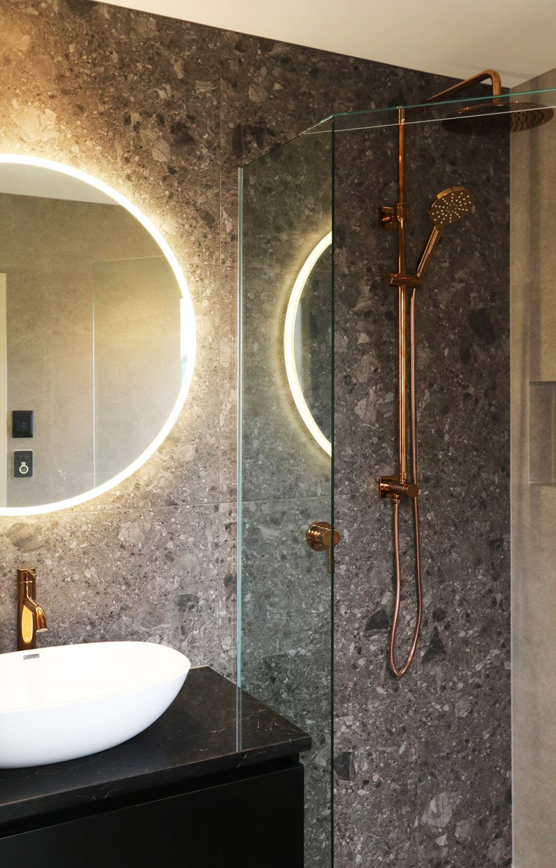 Dark And Moody Bathroom Style: 7 Dramatic Dark Tiled Bathrooms - Tile Space