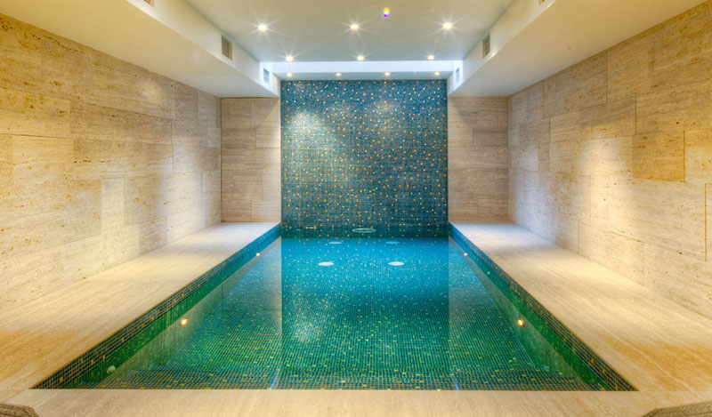 Bisazza tile in pool