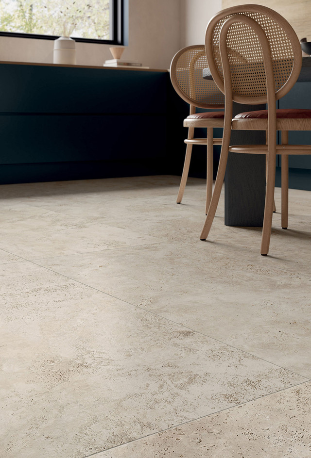 Natural Italian travertine floor tile
